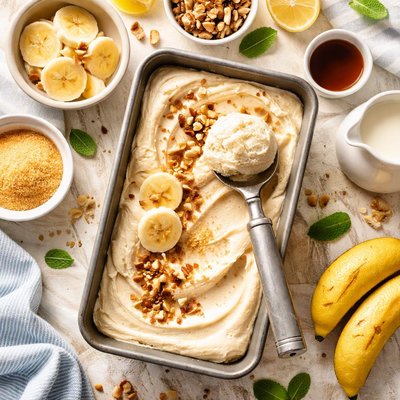 Image of Creamy Banana Ice Cream
