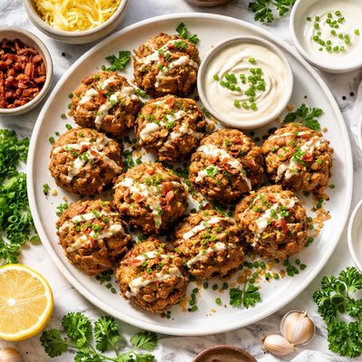 Image of Creamy Beef Hash Brown Balls 5fix