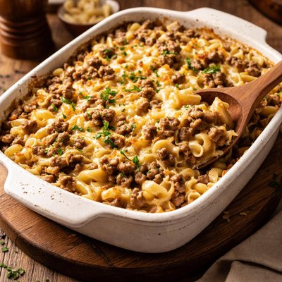 Image of Creamy Beef Noodle Casserole