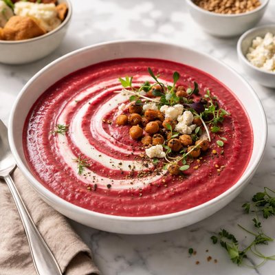 Image of Creamy Beet Soup Without All the Cream