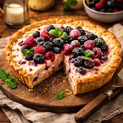 Image of Creamy Berry Pie