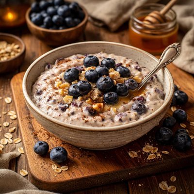 Image of Creamy Blueberry Porridge