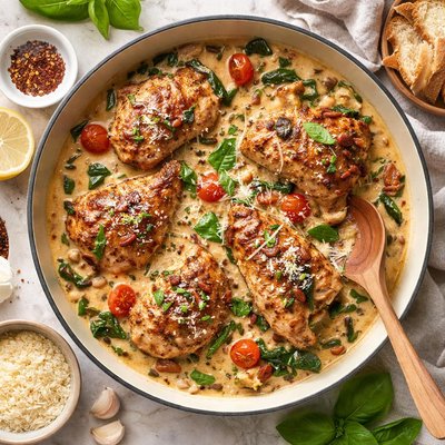 Image of Creamy Braised Chicken