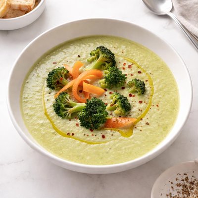 Image of Creamy Broccoli Carrot Soup