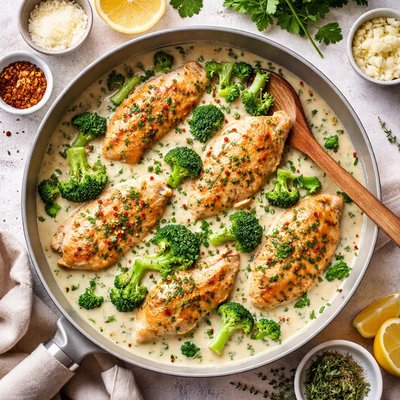 Image of Creamy Broccoli Chicken and Herb