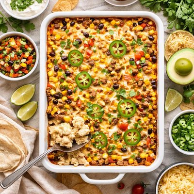 Image of Creamy Burrito Casserole