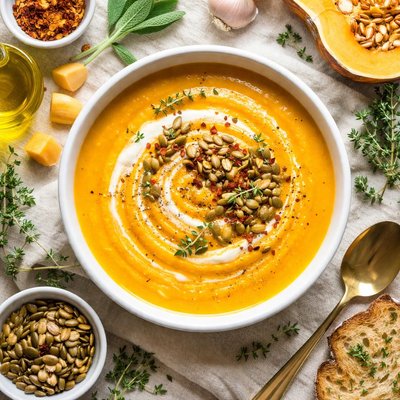 Image of Creamy Butternut Squash Soup