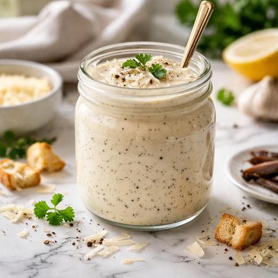 Image of Creamy Caesar Salad Dressing