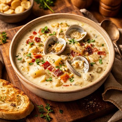 Image of Creamy Canadian Clam Chowder