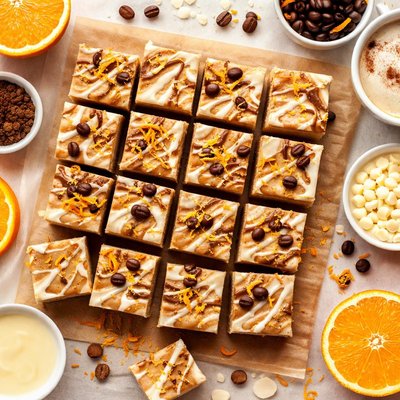 Image of Creamy Cappuccino Orange Fudge