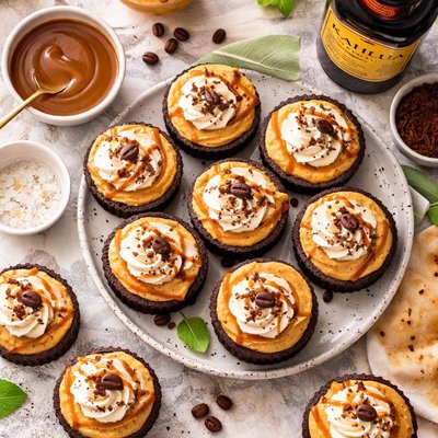 Image of Creamy Caramel Cups with or Without Kahlua