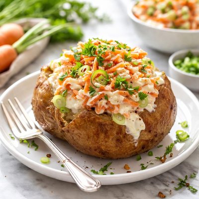 Image of Creamy Carrot and Scallion Baked Potato Topping