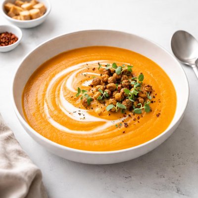 Image of Creamy Carrot and Sweet Potato Soup