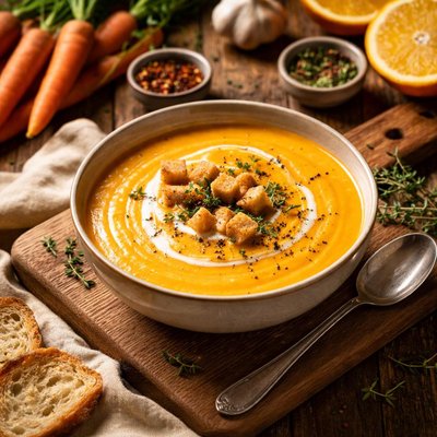 Image of Creamy Carrot Orange Soup