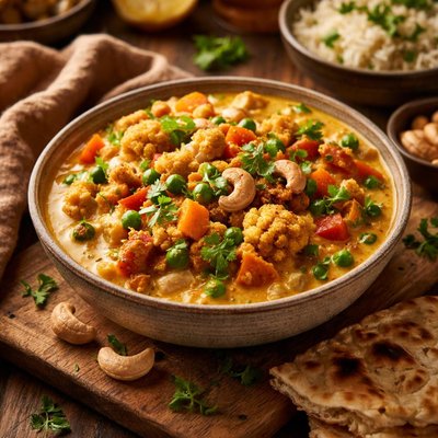 Image of Creamy Cashew and Vegetable Korma