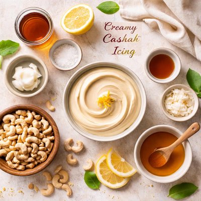 Image of Creamy Cashew Icing Raw Foods