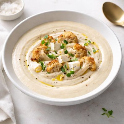 Image of Creamy Cauliflower and Brie Soup