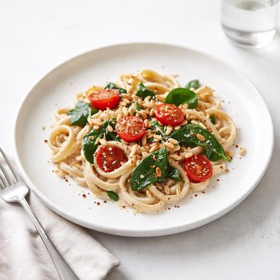Image of Vegan Creamy Cheese Pasta