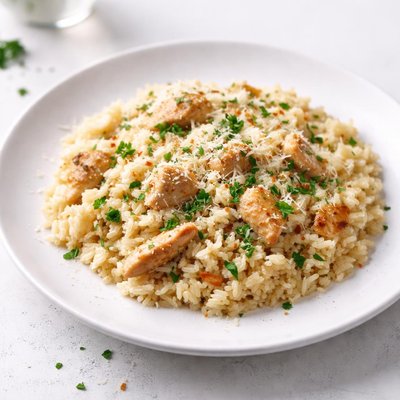 Image of Creamy Cheesy Chicken Rice