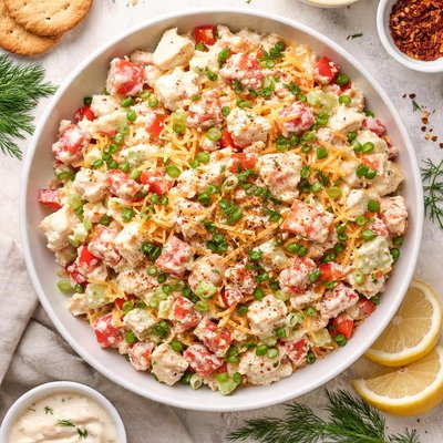 Image of Creamy Cheesy Crab Salad