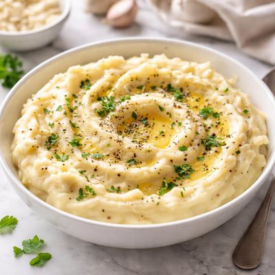 Image of Creamy Cheesy Garlicky Mashed Potatoes