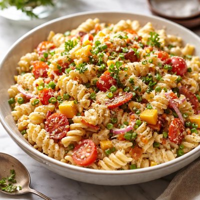 Image of Creamy Cheesy Pasta Salad