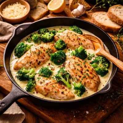 Image of Creamy Chicken and Broccoli