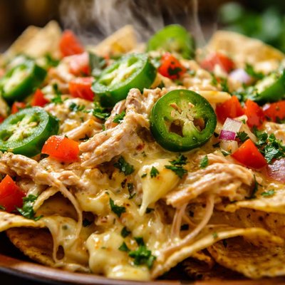 Image of Creamy Chicken and Jalapeno Nachos from Silver Palate