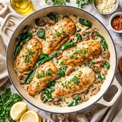 Image of Creamy Chicken and Mushroom