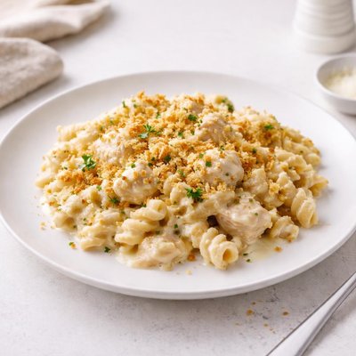 Image of Creamy Chicken and Pasta Casserole