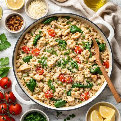Image of Creamy Chicken and Rice Wheat Berry