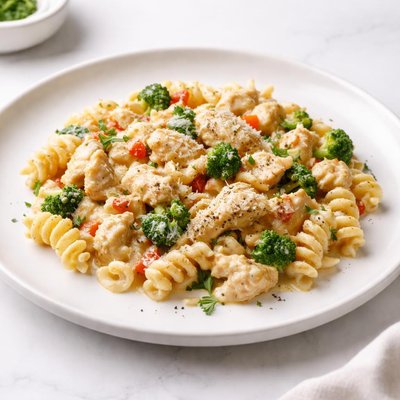 Image of Creamy Chicken and Rotini Casserole