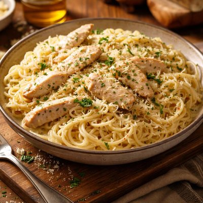 Image of Creamy Chicken Angel Hair