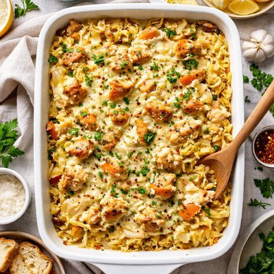 Image of Creamy Chicken Cabbage Casserole