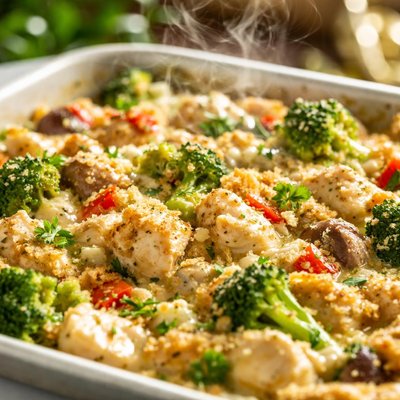 Image of Creamy Chicken Casserole Low Cal Low Fat