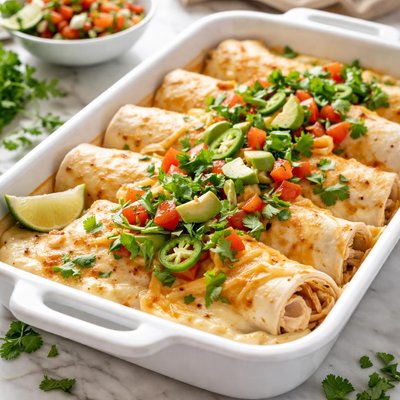 Image of Creamy Chicken Enchiladas
