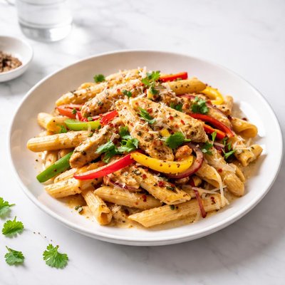 Image of Creamy Chicken Fajita Pasta