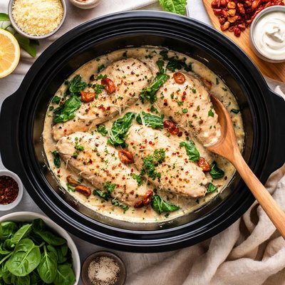 Image of Creamy Chicken in the Crock Pot