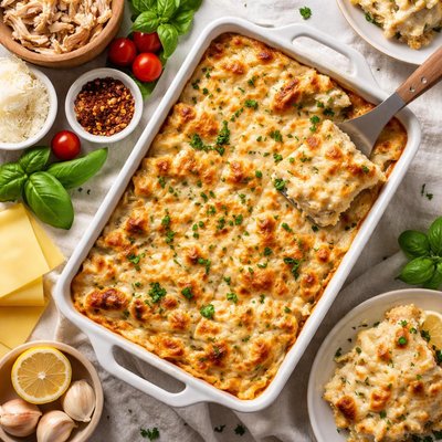 Image of Creamy Chicken Lasagna