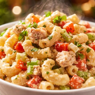 Image of Creamy Chicken Macaroni Salad