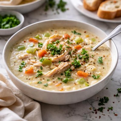 Image of Creamy Chicken N Rice Soup