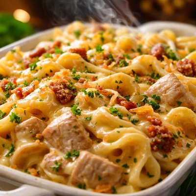 Image of Creamy Chicken Noodle Bake