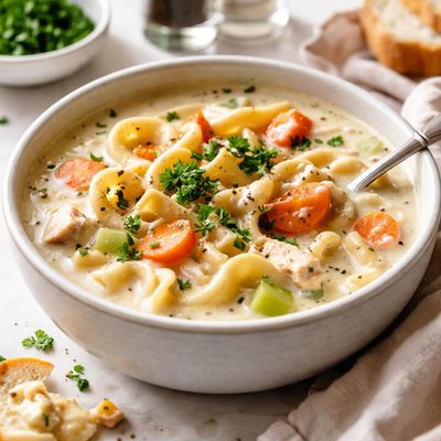 Image of Creamy Chicken Noodle Soup