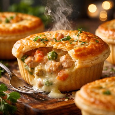 Image of Creamy Chicken Pies