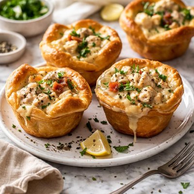 Image of Creamy Chicken Popovers