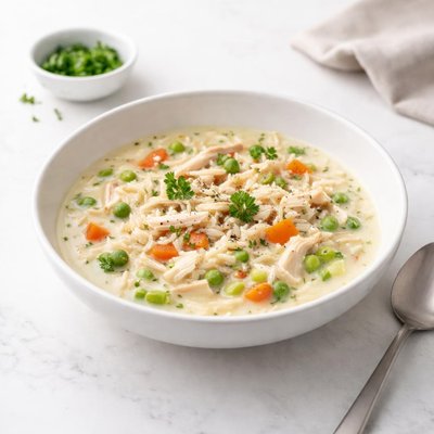Image of Creamy Chicken Rice Soup