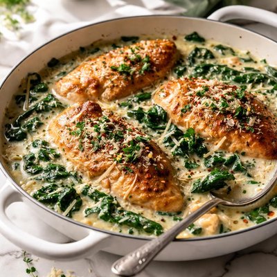 Image of Creamy Chicken Spinach