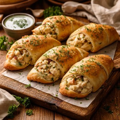 Image of Creamy Chicken Stuffed Crescents