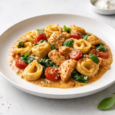 Image of Creamy Chicken Tomato Tortellini