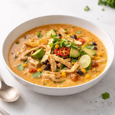 Image of Creamy Chicken Tortilla Soup